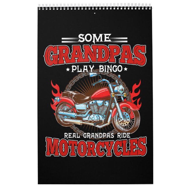 Calendrier Vraiment Grand-Pi Ride Motos Moto Lover (Protection)