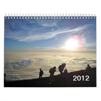 Calendrier Vues de sommet du mont Fuji, Japon