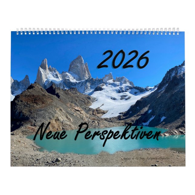 Calendrier Wall Calendar 2026 with German Bible Verses (Protection)