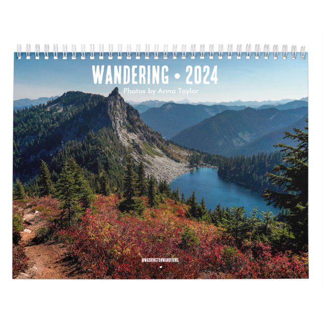 Calendrier Wandering 2024 par Anna Taylor Calendar (Protection)