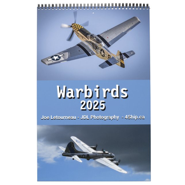 Calendrier Warbirds Calendrier, obtenez une année d'histoire! (Protection)