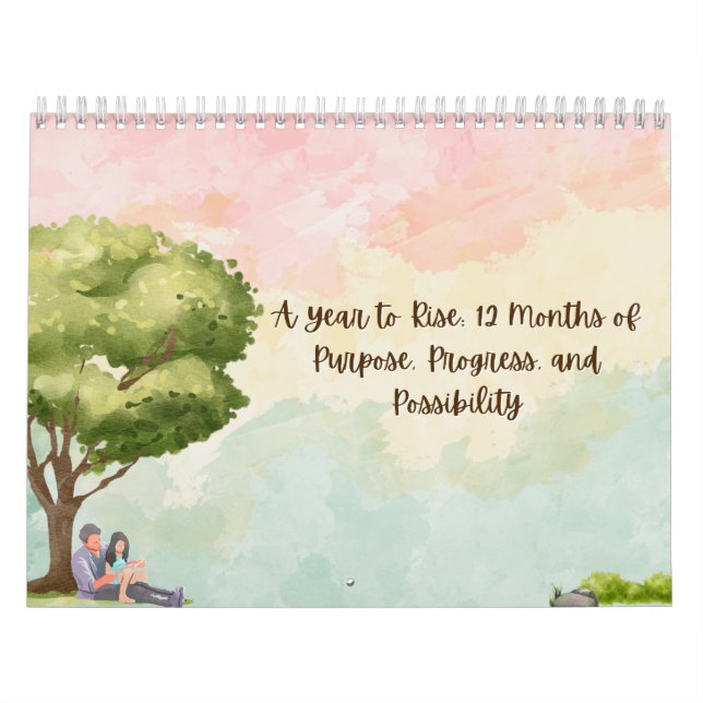 Calendrier Watercolor Landscapes Calendar – A Year of Scenic  (Protection)