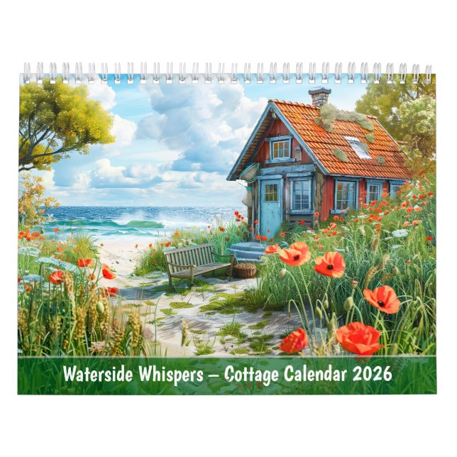 Calendrier Waterside Whispers – Cottage Calendar 2026 (Protection)