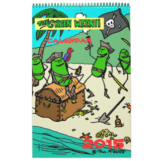 Calendrier Weenii 2015 Vert