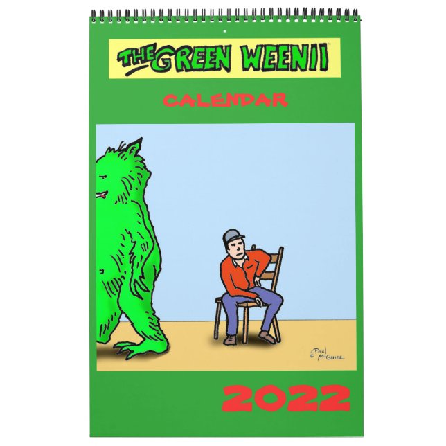 Calendrier Weenii 2022 Vert (Protection)
