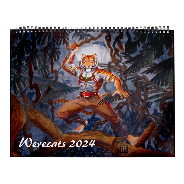 Calendrier Werecats pour 2024 (Protection)
