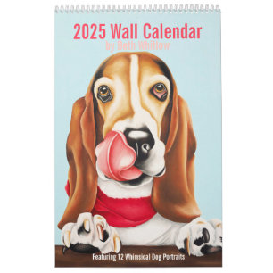 Calendrier Whimsical Dog 2025 - Grand