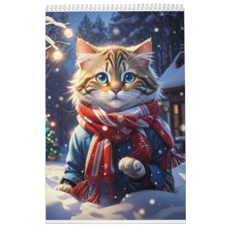 Calendrier Whiskers & Whimsy - Une année de plaisir Feline