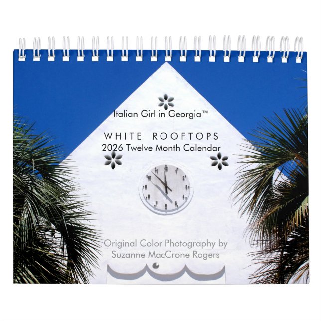 Calendrier White Rooftops - 2026 Twelve Month Calendar (Protection)