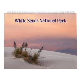 Calendrier White Sands National Park Landscapes
