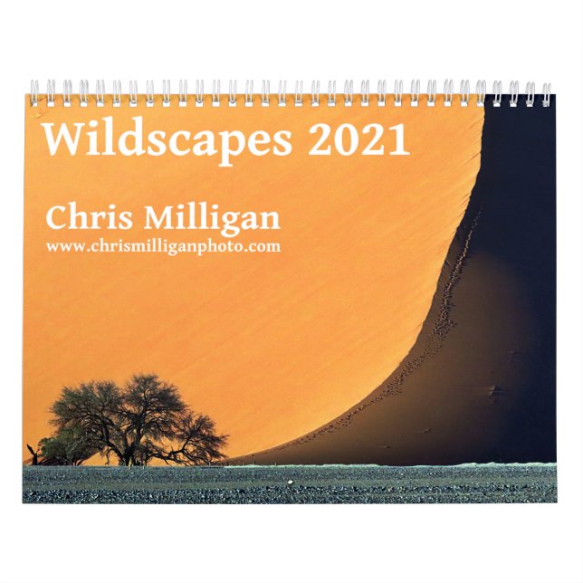 Calendrier Wildscapes 2021 par Chris Milligan (Protection)