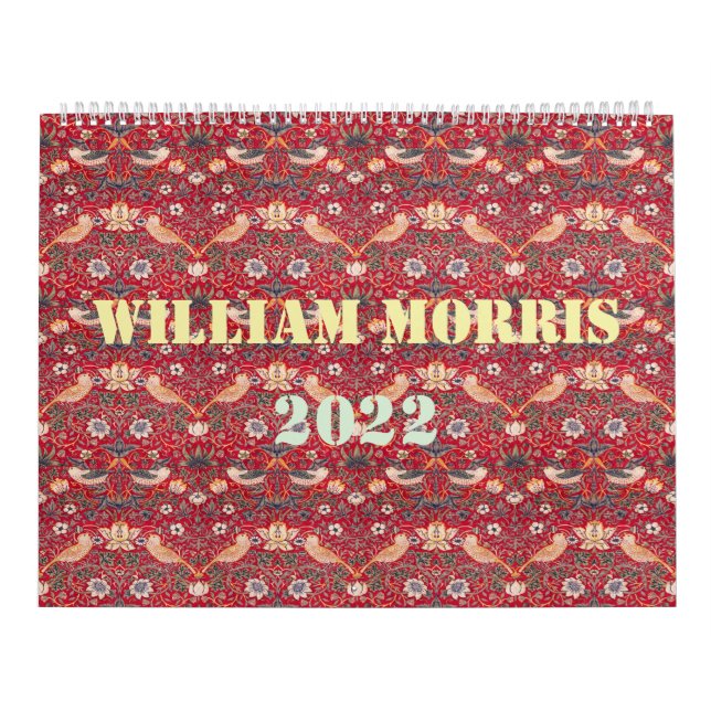 Calendrier William Morris 2022 (Protection)