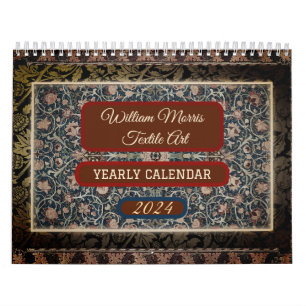 Calendrier William Morris Art Victorian Floral