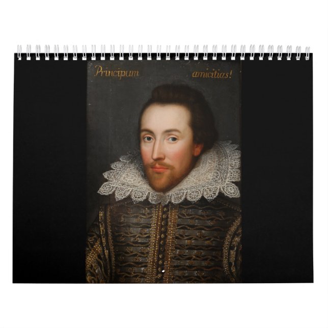 Calendrier William Shakespeare Cobbe Portrait vers 1610 (Protection)