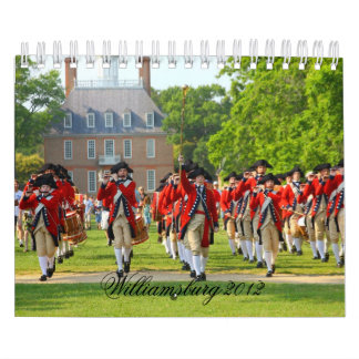 Calendrier Williamsburg colonial 2012