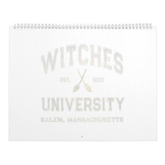 Calendrier Witch Witches Université Salem Massachusetts Wicca (Protection)
