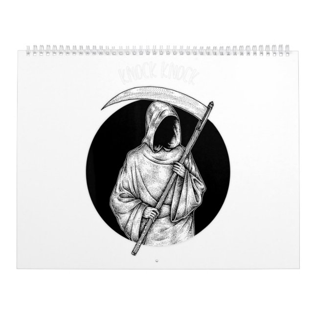 Calendrier Witchcraft Dark Goth Blackcraft Death Grim Reaper. (Protection)