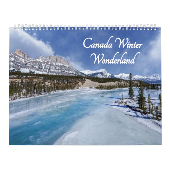 Calendrier Wonderland d'hiver du Canada 2026 (Protection)
