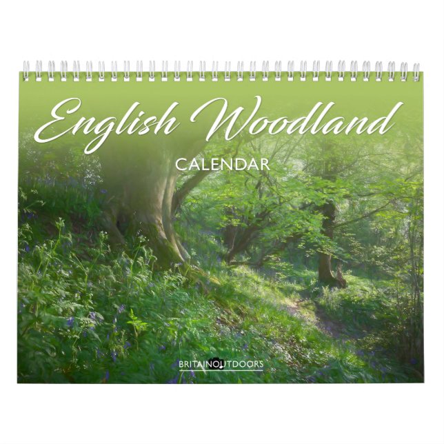 Calendrier Woodland anglais (Protection)