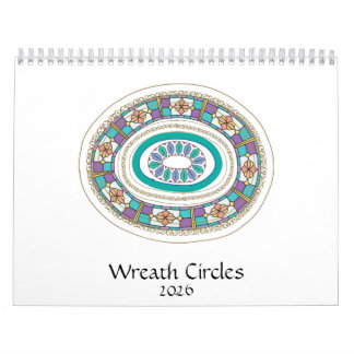 Calendrier Wreath Circles calendar