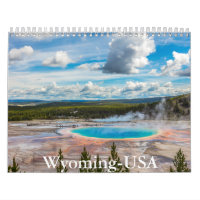 Calendrier Wyoming-USA