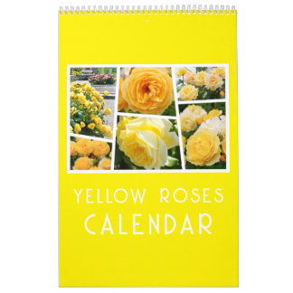 Calendrier Yellow Roses Calendar (Type-A)