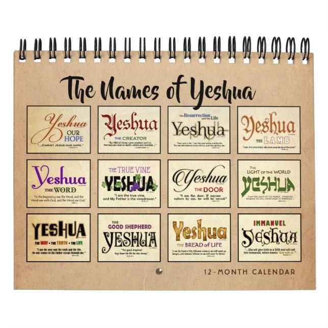Calendrier Yeshua Jésus du Messie (Protection)