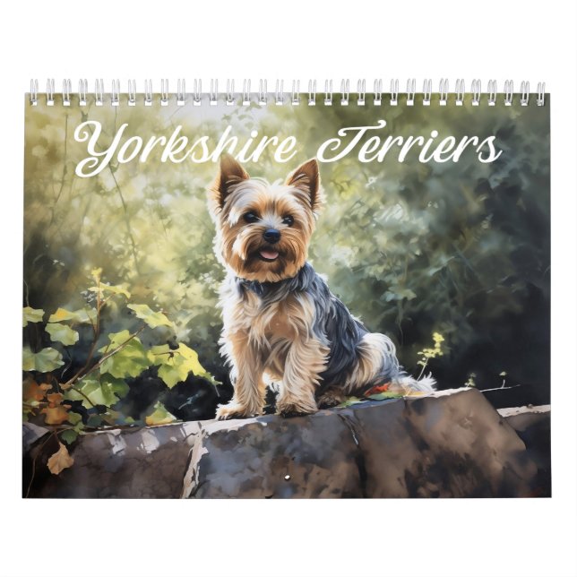Calendrier Yorkshire Terrier, n'importe quelle ann (Protection)