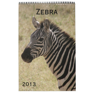 calendrier zèbre 2013
