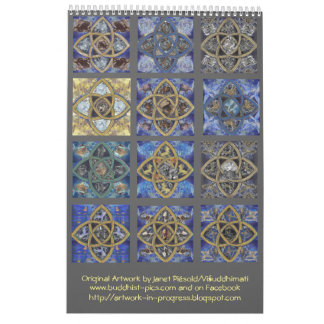 Calendrier Zodiaque - Conception de Mandala du noe