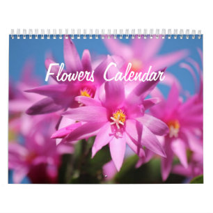 Calendriers muraux de fleurs