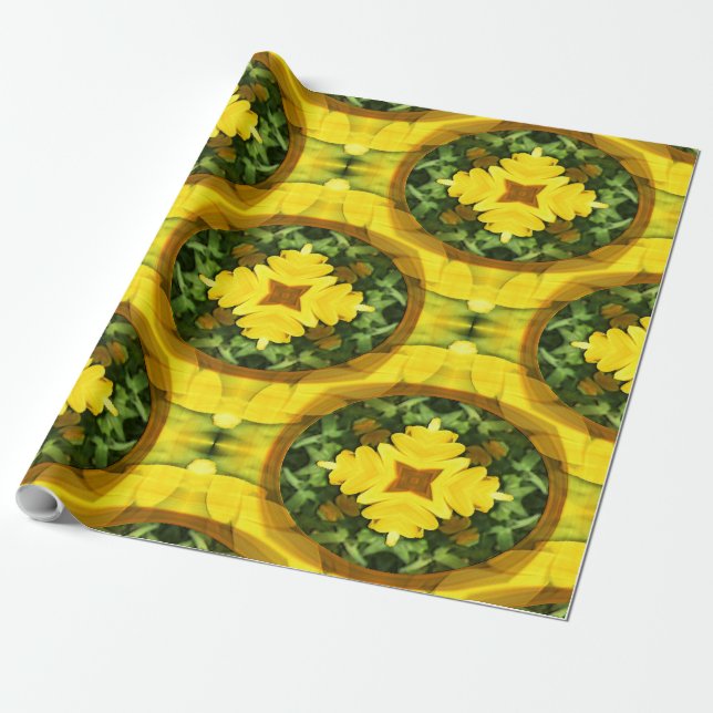 Calendula Garden....... Wrapping Paper (Unrolled)