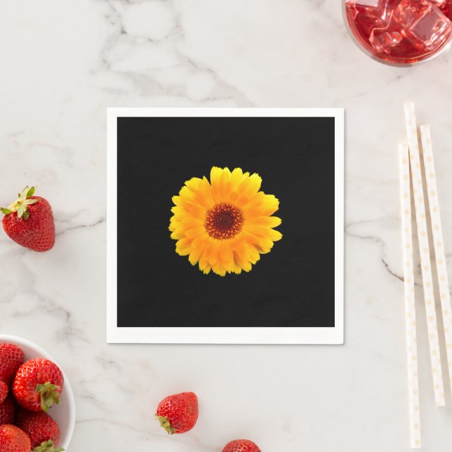 Calendula Officinalis Paper Napkins (Insitu)