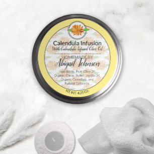 Calendula Wildflower Handmade Artisan Gift Label