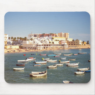 Caleta Beach In Cadiz, Andalusia, Spain Mouse Pad