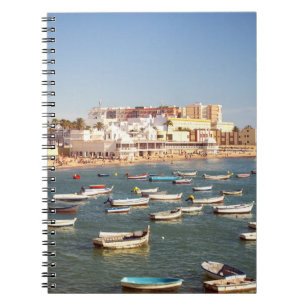Caleta Beach In Cadiz, Andalusia, Spain Notebook