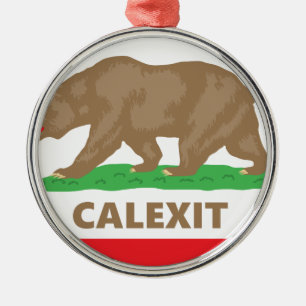 Calexit Metal Ornament