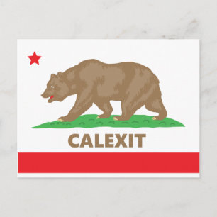 Calexit Postcard