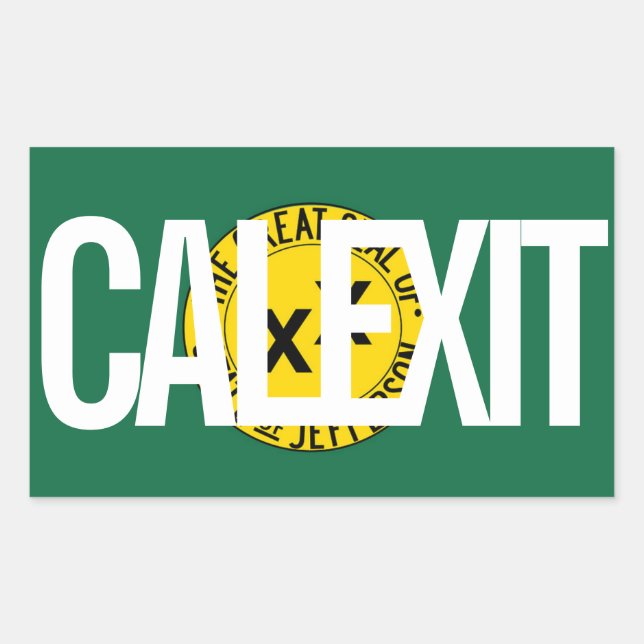 CALEXIT State of Jefferson Sticker (Front)