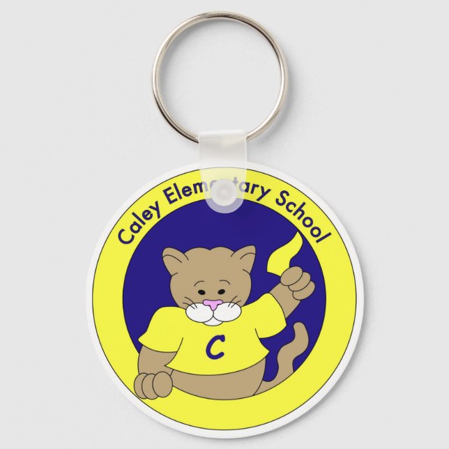 Caley Cougar Keychain (Front)