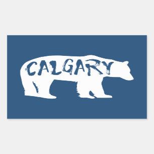 Calgary Alberta Bear Sticker