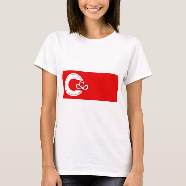 Calgary, Alberta flag T-Shirt (Front)