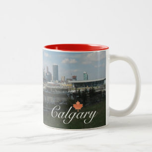 Calgary Alberta Two-Tone Coffee Mug