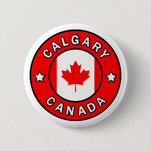 Calgary Canada 2 Inch Round Button