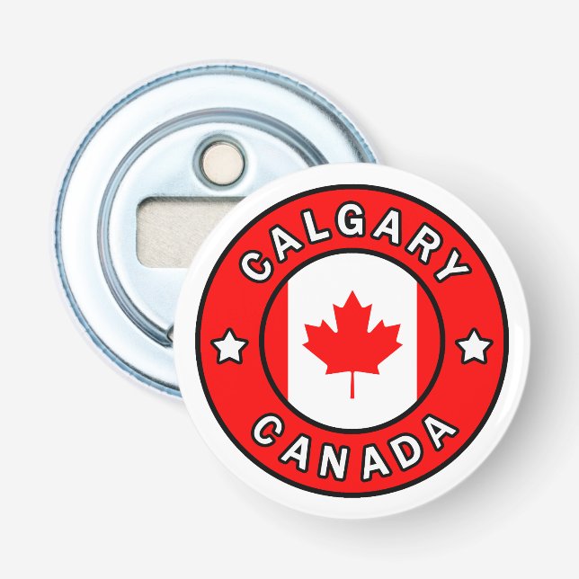 Calgary Canada Bottle Opener (Front)