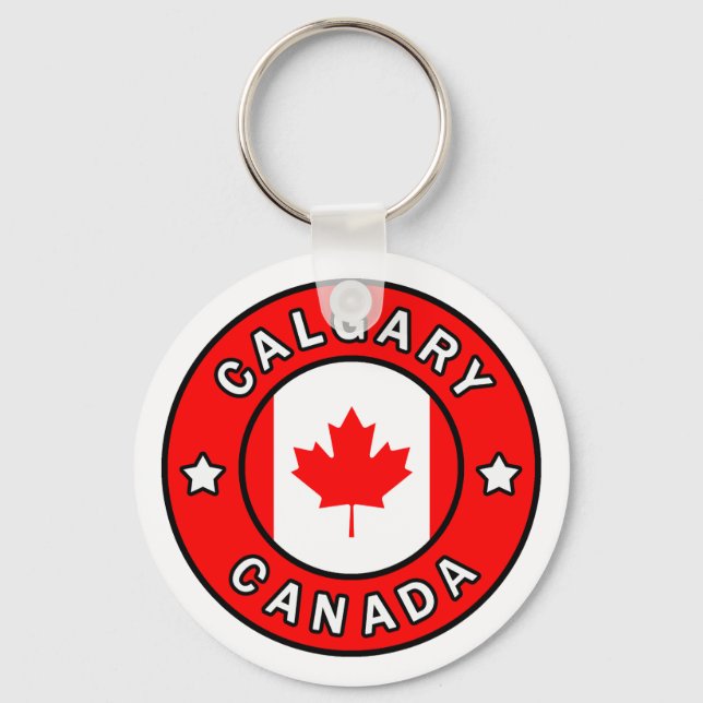Calgary Canada Keychain (Front)