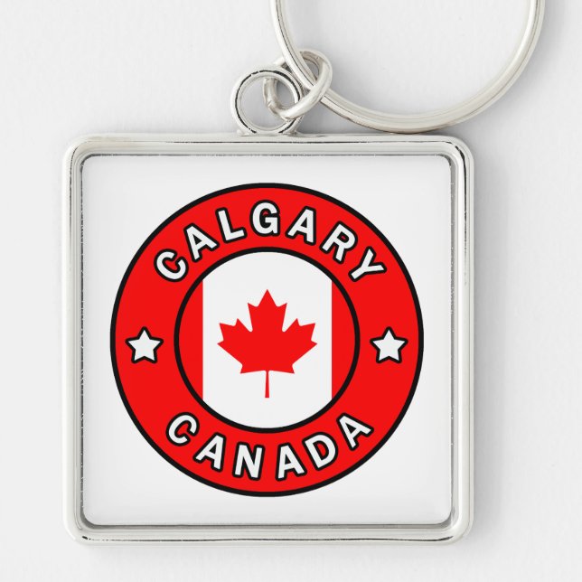 Calgary Canada Keychain (Front)