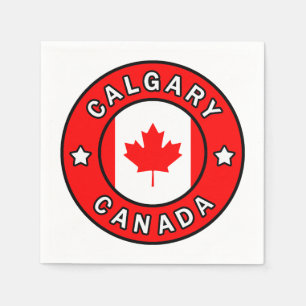 Calgary Canada Napkin