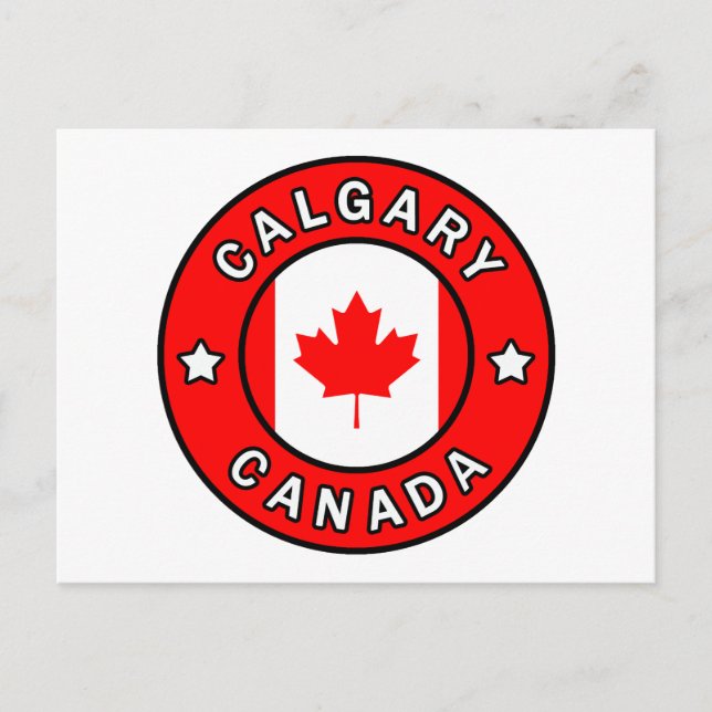 Calgary Canada Postcard (Front)