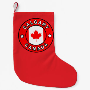 Calgary Canada Small Christmas Stocking